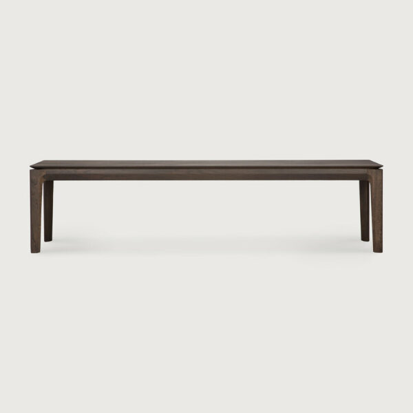 Banc Bok en chêne vernis - brun - 186x35x46 cm Ethnicraft