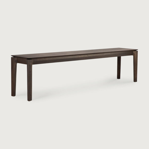 Banc Bok en chêne vernis - brun - 186x35x46 cm Ethnicraft