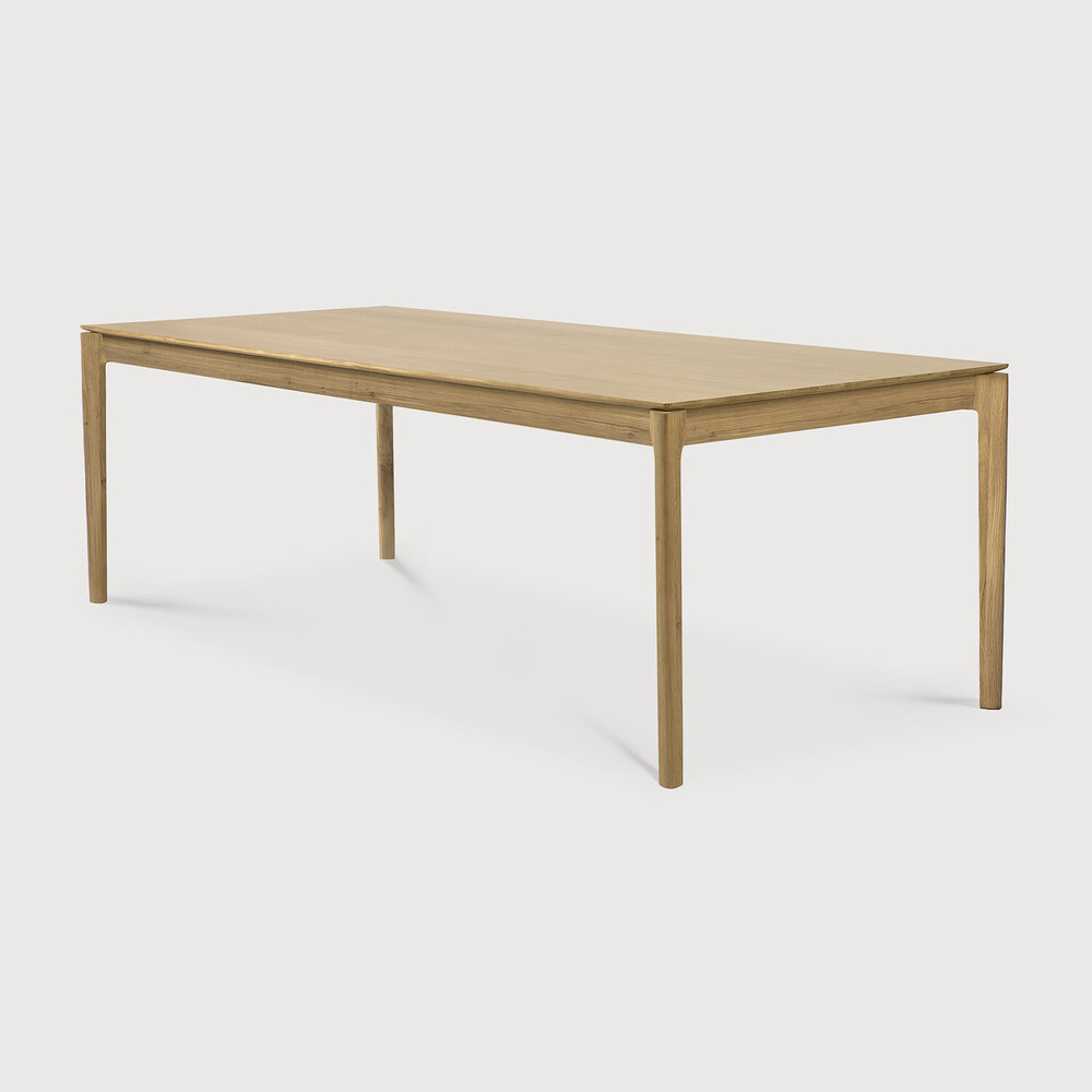 Table Bok en chêne vernis 200 x 95 x H 76 cm Ethnicraft