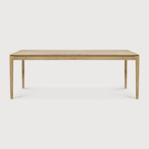 Table Bok en chêne vernis 220 x 95 x H 76 cm Ethnicraft