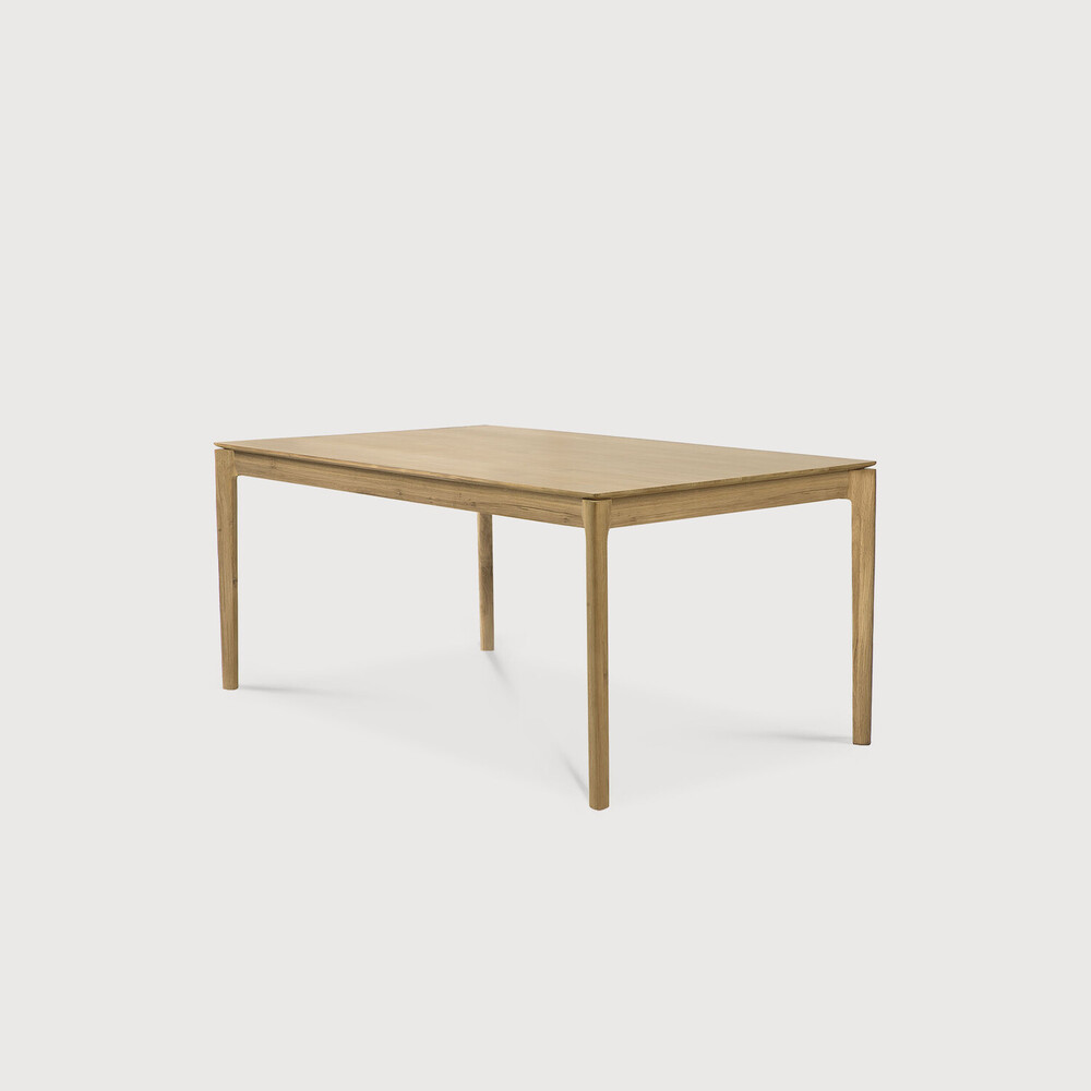 Table à rallonge Bok en chêne vernis 160/240 x 90 x H 76 cm- Ethnicraft – Image 4