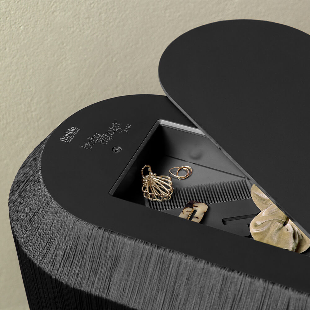 Meuble de rangement BABY ALPAGA 66x27xH72 cm - noir mystérieux - Ibride – Image 5