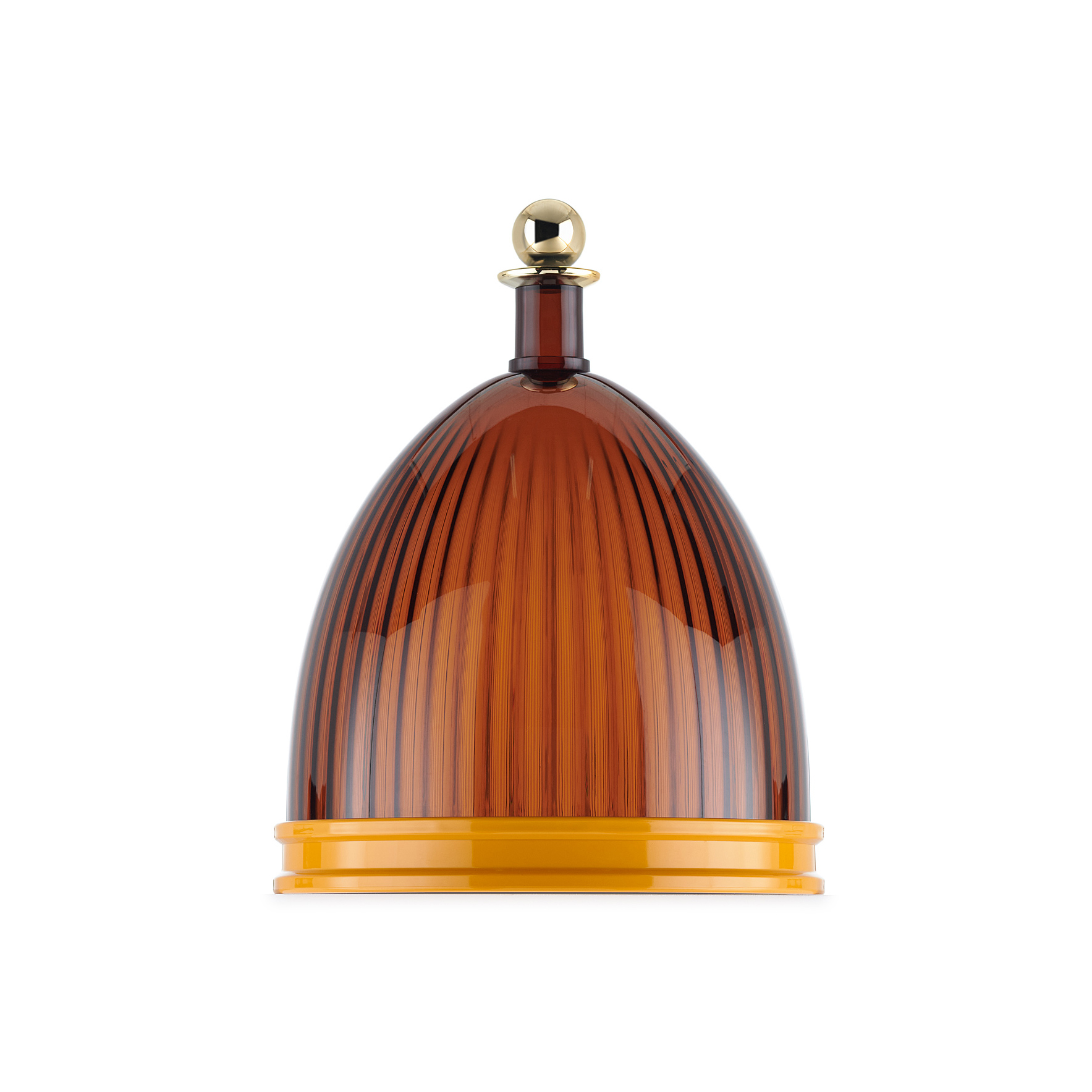 Centre de table La coupole ⌀ 24 cm x H 30.5 cm - Kartell - cola/moutarde – Image 3