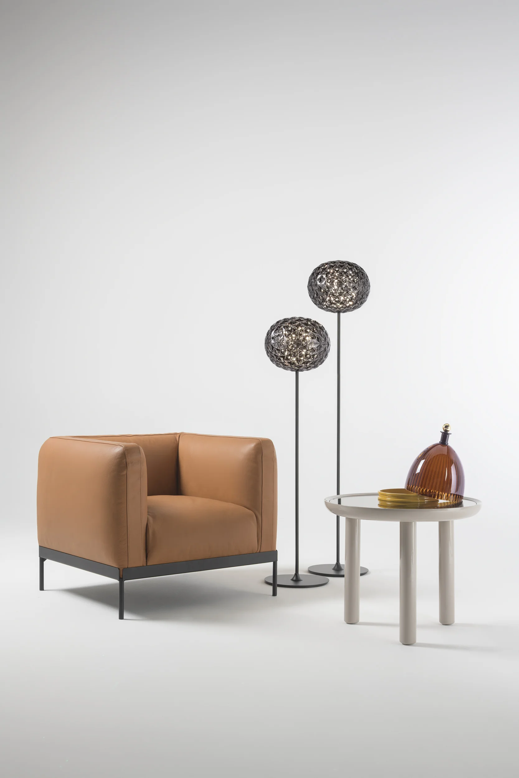 Centre de table La coupole ⌀ 24 cm x H 30.5 cm - Kartell - cola/moutarde – Image 6