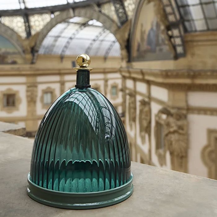 Centre de table La coupole ⌀ 24 cm x H 30.5 cm - Kartell - vert/vert – Image 4