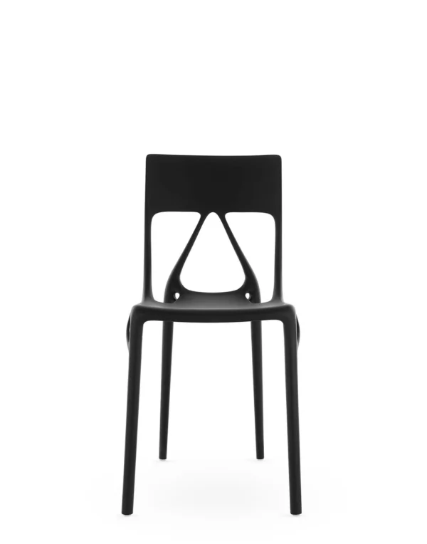Chaise A.I LITE 52x42xH80 cm - Kartell - noir