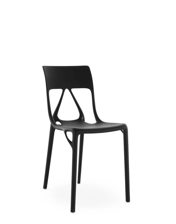 Chaise A.I LITE 52x42xH80 cm - Kartell - noir