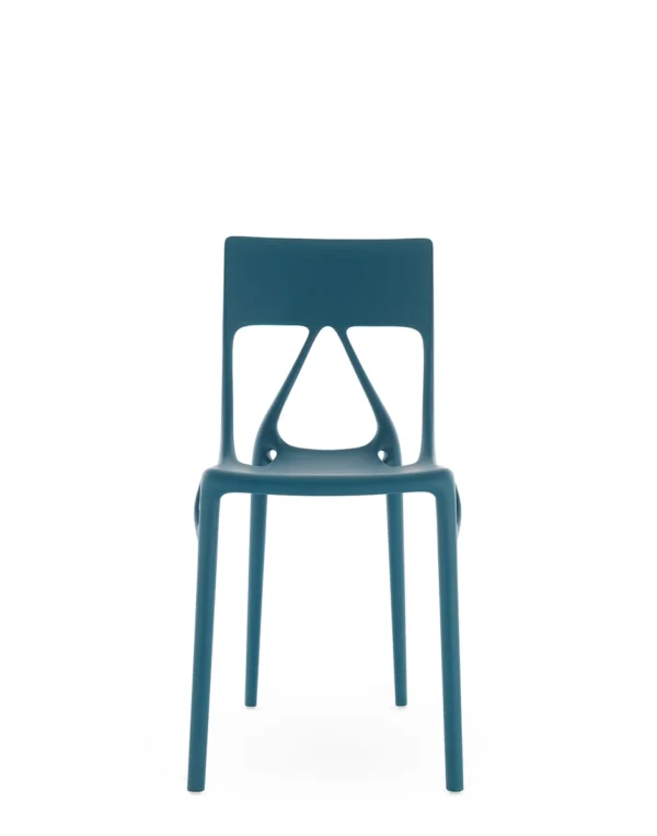 Chaise A.I LITE 52x42xH80 cm - Kartell - pétrole