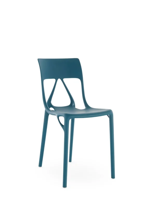 Chaise A.I LITE 52x42xH80 cm - Kartell - pétrole