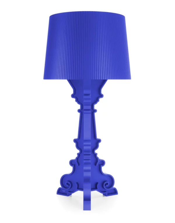 Lampe BOURGIE opaque Ø 37 cm Hauteur réglable 68 à 78 cm Kartell - bleu