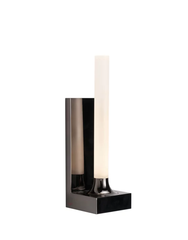 Applique murale GOODNIGHT led 9 x 9 cm x H 29 cm - Kartell - titane brillant