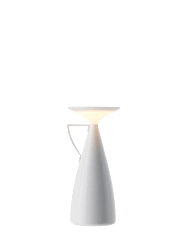Lampe de table CAMOMILLE 11xH24 cm - Kartell - blanc