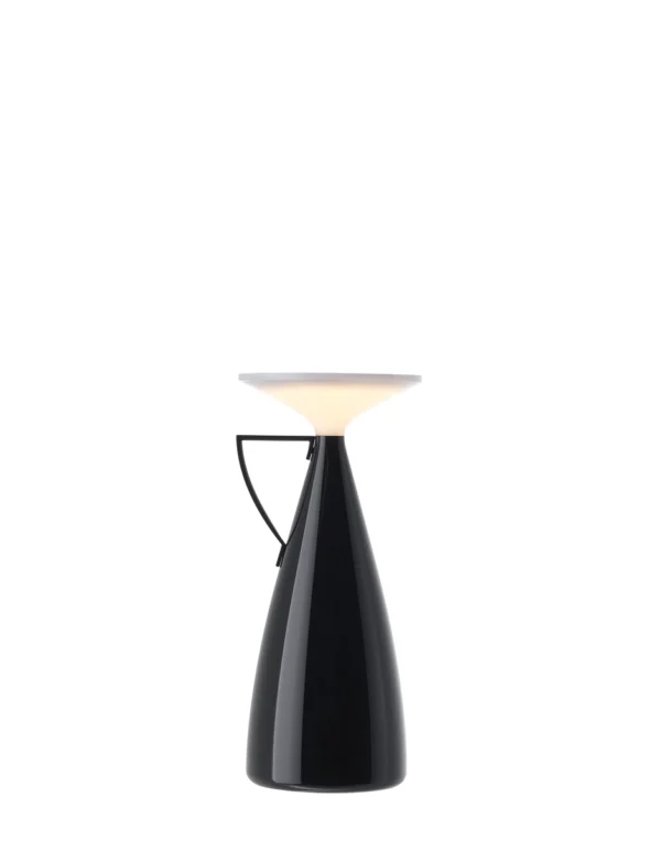 Lampe de table CAMOMILLE 11xH24 cm - Kartell - noir