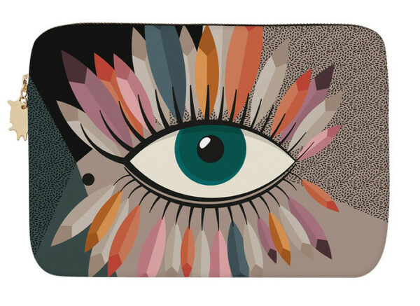 Housse pour ordinateur portable ALDAMA - 35.8x24.6x1.5 cm - Velours - Pôchevache