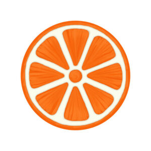 Set de table rond LARANJA  - Ø 38 cm - Vinyle - Pôdevache