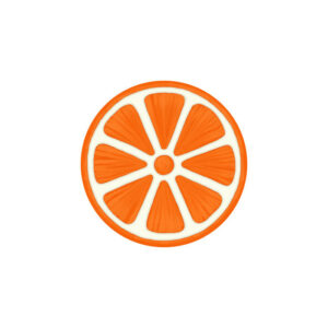 Lot de 6 sets de sous-verres ronds LARANJA - Ø 13 cm - Vinyle - Pôdevache