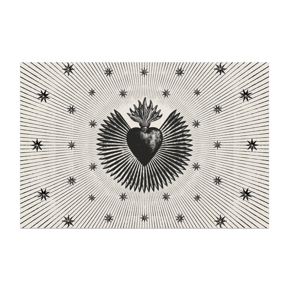 Tapis rectangulaire EX VOTO ASSUR - 66x99 cm - Vinyle - Pôdevache