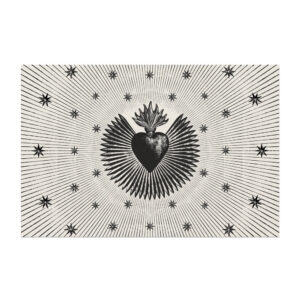 Tapis rectangulaire EX VOTO ASSUR - 139x198 cm - Vinyle - Pôdevache