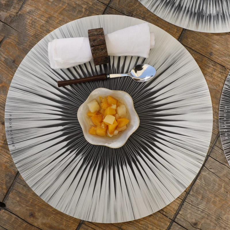 Set de table rond ANGELIM - Ø 38 cm - Vinyle - Pôdevache