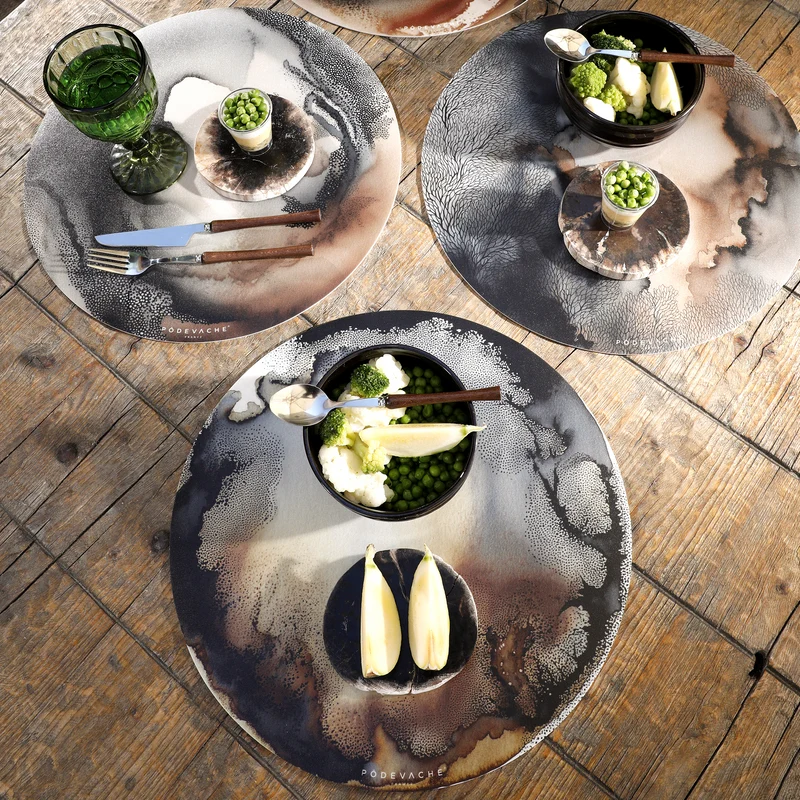 Set de table rond BABACU - Ø 38 cm - Vinyle - Pôdevache – Image 3