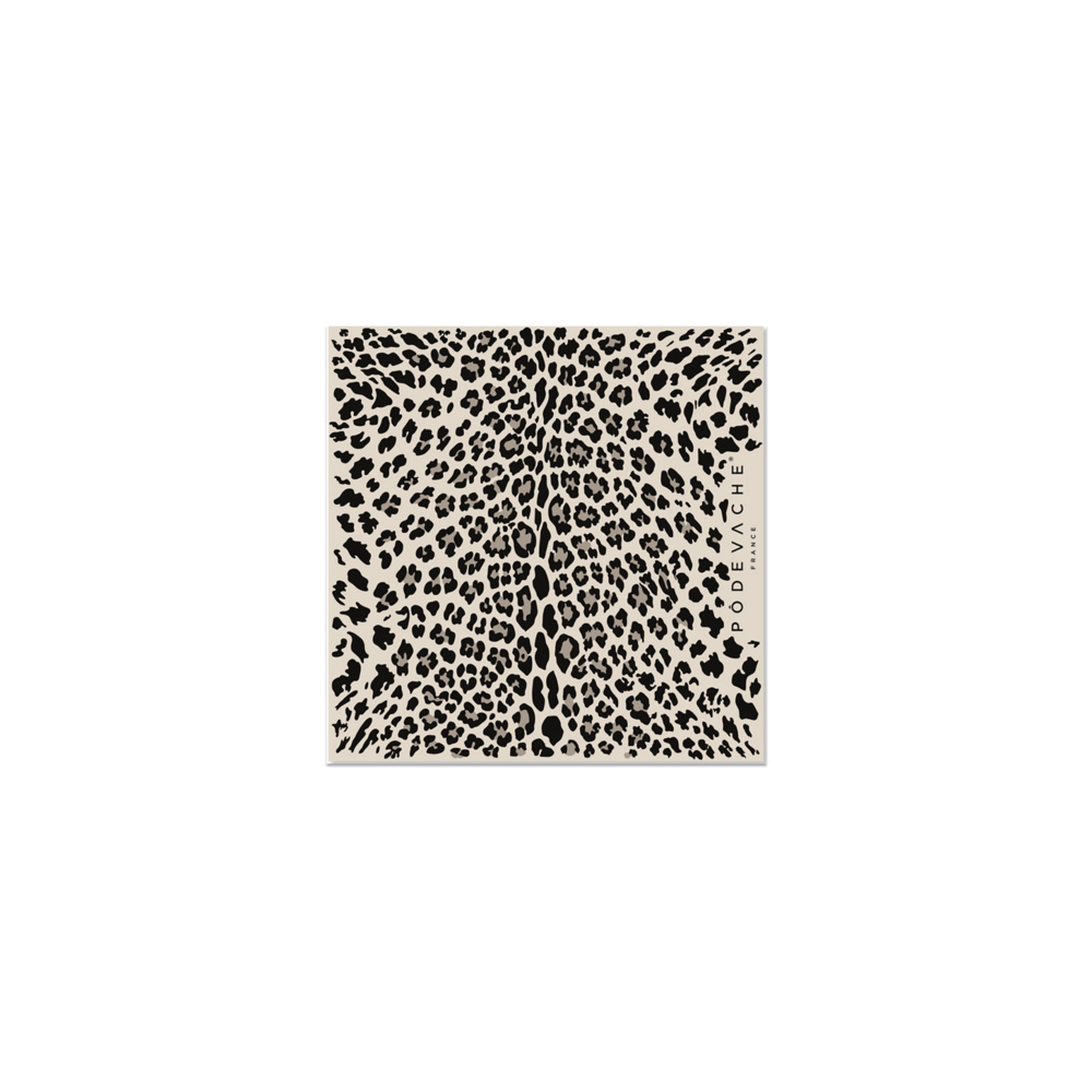 Lot de 6 sets de sous-verres carrés KAMADO - 10x10 cm - Vinyle - Pôdevache