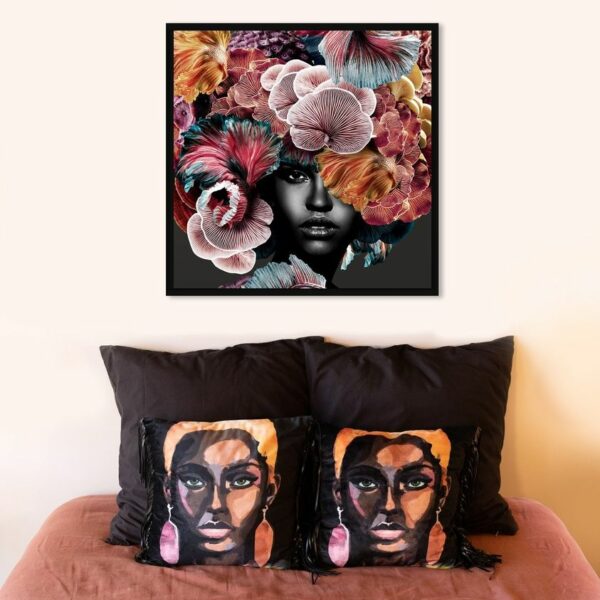 Toile encadrée LIMA - 80x80 cm -Pôdevache – Image 3