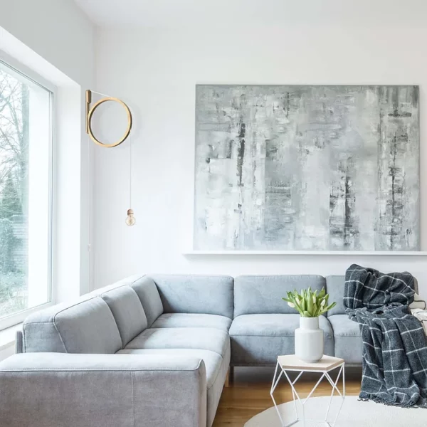 Mat Mural D33 cm S CIRCLE BRUT - câble lin et douille bois - RIF – Image 5