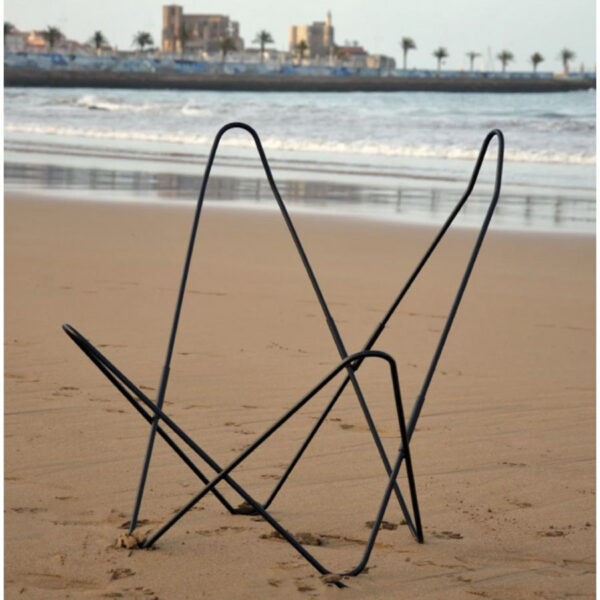 Structure noire pour fauteuil AA acier thermolaqué - Airborne