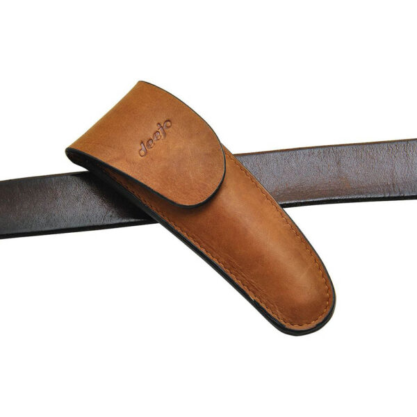 Etui de ceinture en cuir pour couteau Deejo 37g - naturel - Deejo – Image 3