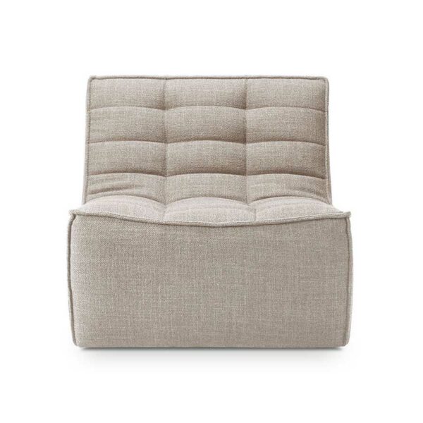 Canapé N701 - 1 place - beige 80 x 91 x H 76 cm Ethnicraft