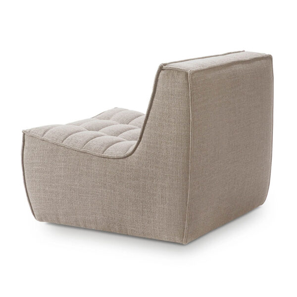 Canapé N701 - 1 place - beige 80 x 91 x H 76 cm Ethnicraft – Image 3