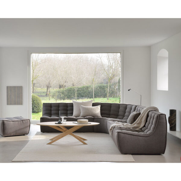 Canapé N701 - 3 places - gris foncé 210 x 91 x H 76 cm Ethnicraft – Image 7