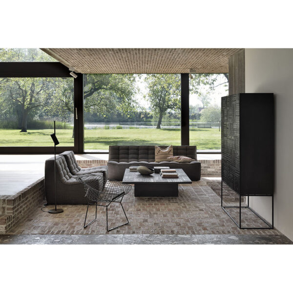 Canapé N701 - 3 places - gris foncé 210 x 91 x H 76 cm Ethnicraft – Image 8