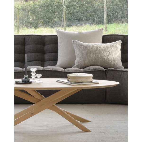 Canapé N701 - 3 places - gris foncé 210 x 91 x H 76 cm Ethnicraft – Image 5