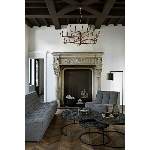 Canapé N701 - 3 places - gris foncé 210 x 91 x H 76 cm Ethnicraft – Image 6
