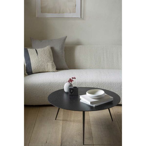 Table basse Luna - lava - noir 80 x 80 x H 35 cm Ethnicraft – Image 4
