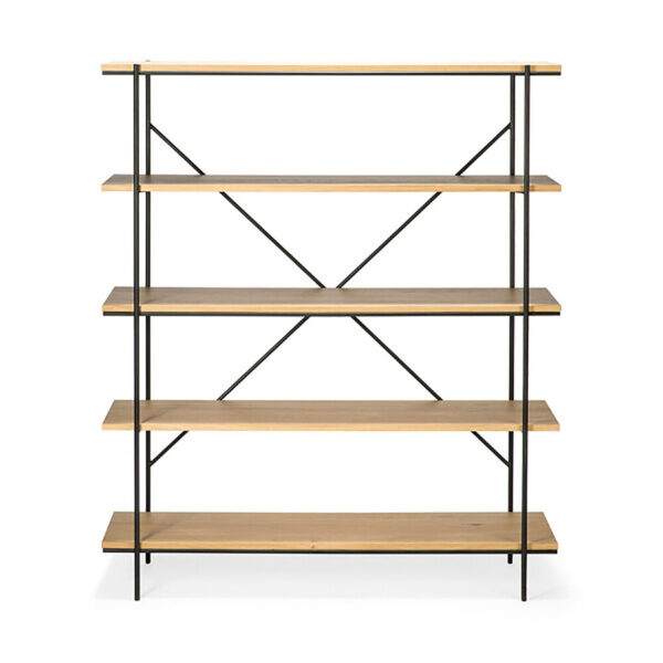 Etagère Rise en chêne - vernis 140 x 38 x H 165 cm Ethnicraft