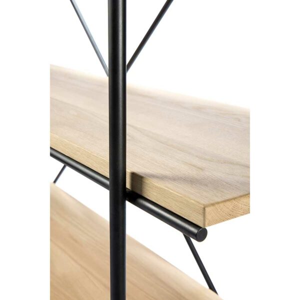 Etagère Rise en chêne - vernis 140 x 38 x H 165 cm Ethnicraft