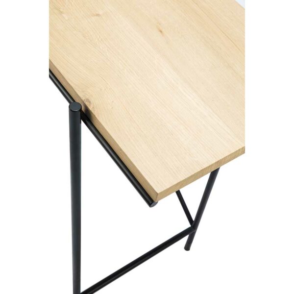 Etagère Rise en chêne - vernis 140 x 38 x H 165 cm Ethnicraft – Image 3