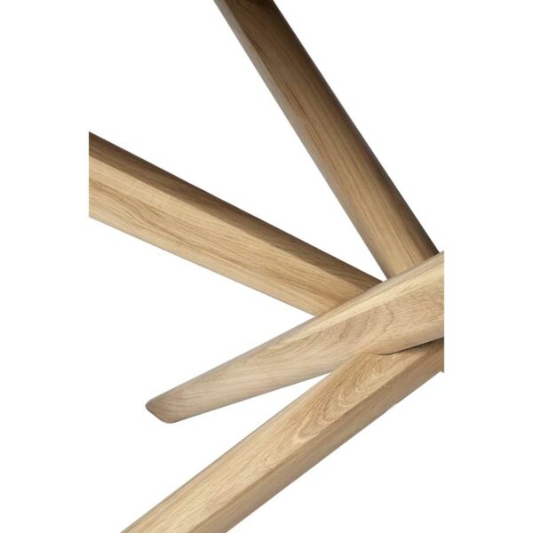 Table Mikado en chêne - ronde 150 x 150 x H 76 cm Ethnicraft