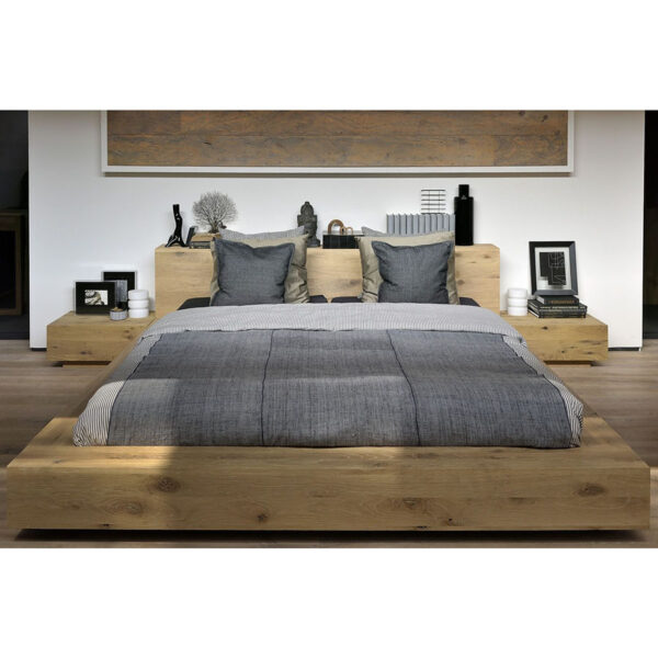 Table de chevet Madra en chêne - 1 tiroir 60 x 43 x H27 cm Ethnicraft – Image 3