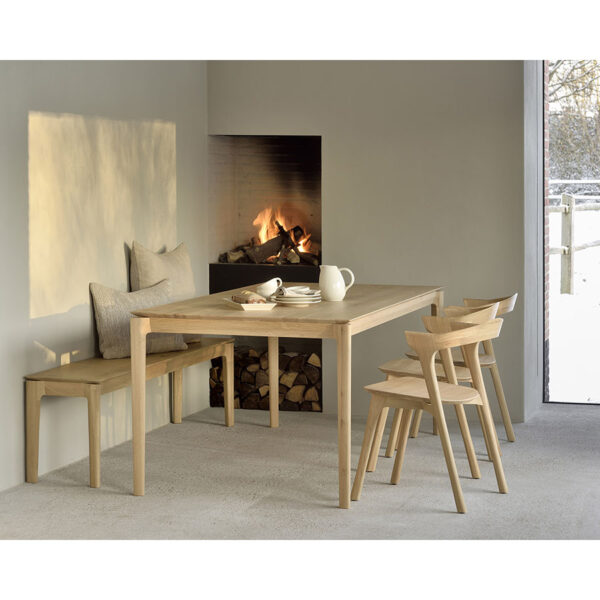 Banc Bok en chêne - 166x35x46 cm Ethnicraft – Image 6