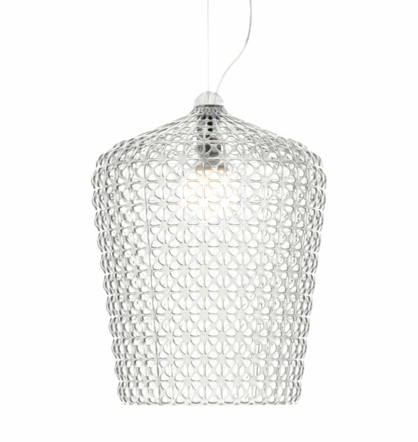 Suspension KABUKI Ø 50 x H63 cm Kartell - transparent cristal
