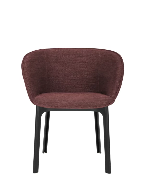 Fauteuil CHARLA 63x54x H77 cm Kartell - chiné marc de raisin