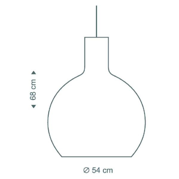 Lampe à suspendre OCTO ø 54 h 68 cm Secto design – Image 12