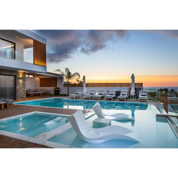 Lot de 2 bains de soleil SURF 91x188xH89 cm Vondom – Image 4