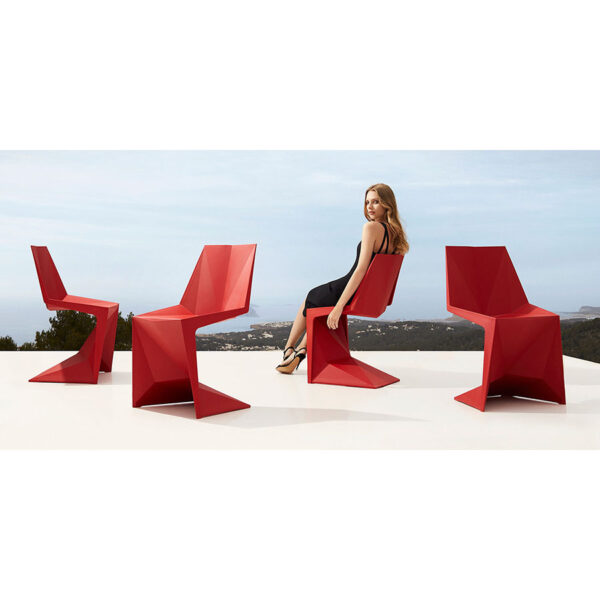 Lot de 4 chaises VOXEL 54x54xH85 cm Vondom – Image 4