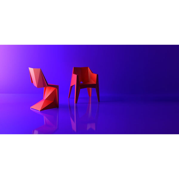 Lot de 4 chaises VOXEL 54x54xH85 cm Vondom – Image 7