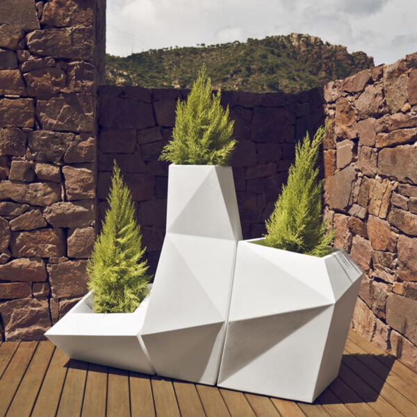 Pot MACETEROS XL HAUT FAZ 68x61xH159 cm avec auto-irrigation Vondom