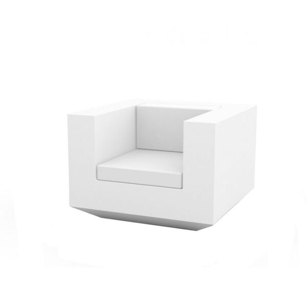 Fauteuil VELA 100x100xH72 cm Vondom - blanc/blanc